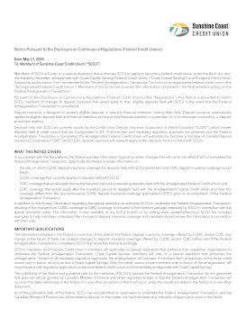 Sunshine Coast Notice